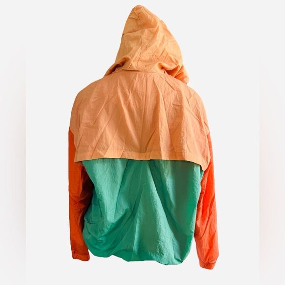 Mother The Triple Shade Hoodie Windbreaker Size Small Retro Colorful Jacket Coat - Picture 7 of 8